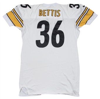 1999 Jerome Bettis Game Used Pittsburgh Steelers Road Jersey (Letter of Provenance)